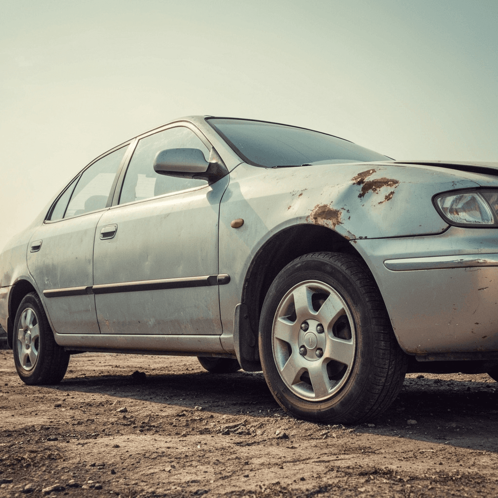 سيارة كيا سيراتو قديمة سكراب